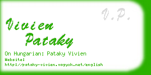 vivien pataky business card